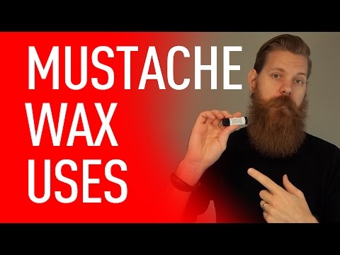 how to apply mustache wax