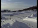 Audi S4 uphill on snow
