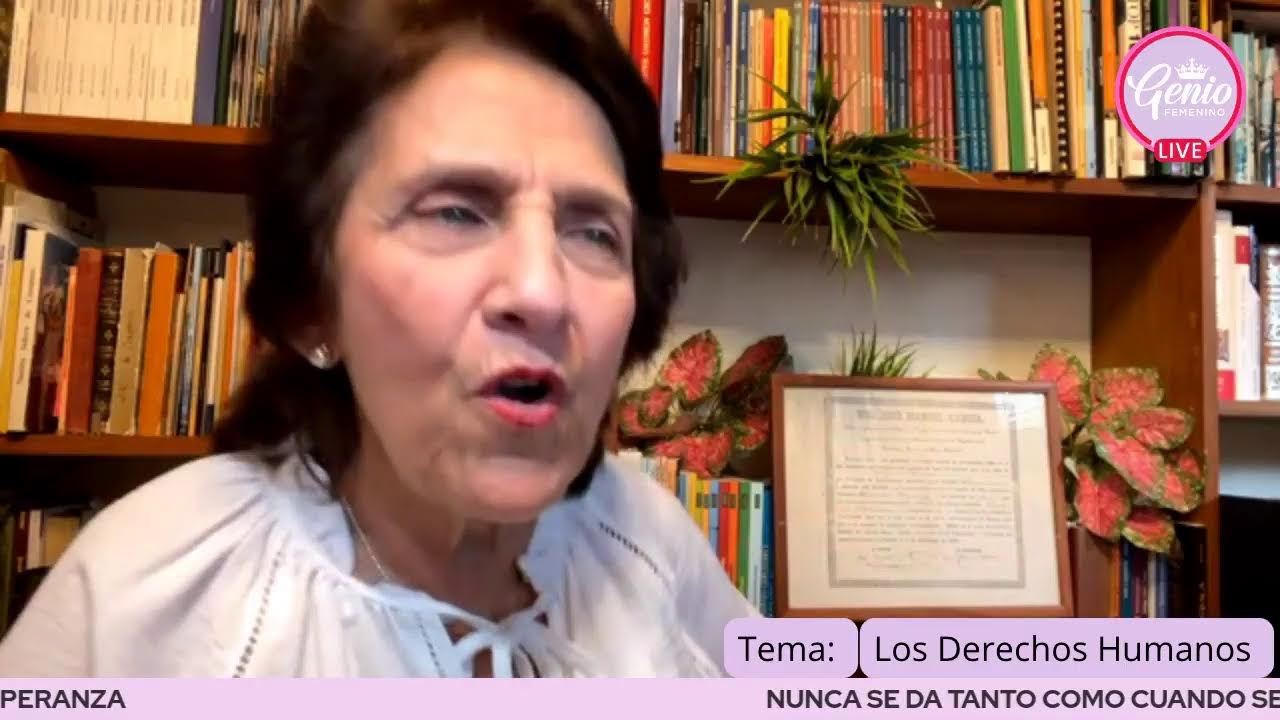 Los Derechos Humanos en Inteligencia para la paz con Maria Garcia de Fleury.