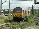EWS 67025 and 67005 at Edge Hill 20.08.08
