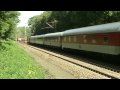 Derouted City Night Line Train meets DB Regio train