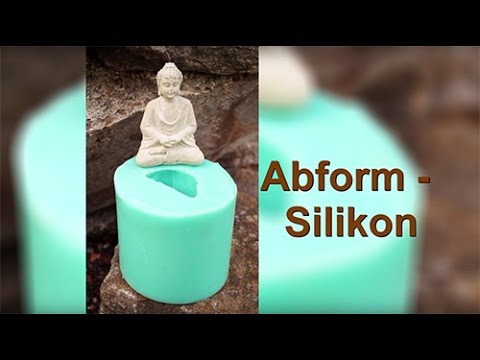 Silikonform aus flüssigem LM-Kreativ Silikon herstellen und mit Beton für Kreative ausgießen