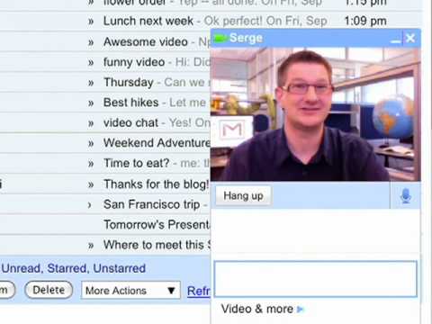 Gmail voice and video chat