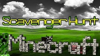 Minecraft: Scavenger Hunt MiniGame w/Mitch&Friends Part 1 - Team Based Battle-Hunt!