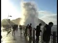 Big waves. Olas en el paseo nuevo . San Sebastian.8-12-06 Big waves. Olas en el paseo nuevo . San Sebastian.8-12-06