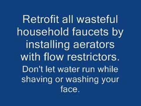 ways to save water