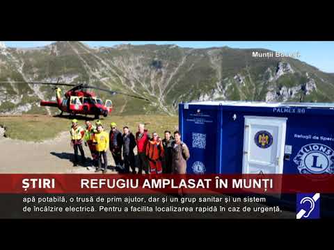 Refugiu amplasat în munți