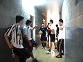 Escándalo en el tunel de vestuarios
