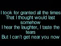 Oceans apart day after day And I...