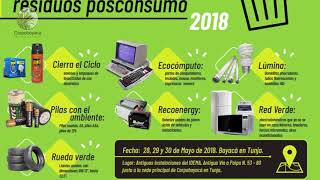 Cápsula Informativa Corpoboyacá Semana del 20 al 25 de Mayo de 2018