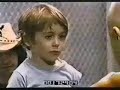 Here is Robert Downey Jr at about age 5 (in 1970) in his father's film called Pound. He plays a puppy. The line he says is: 