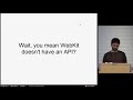 The Chromium WebKit API