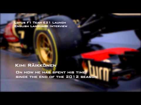 Kimi Räikkönen's First Impressions Of The Lotus E21 And Preview Of New F1 Season