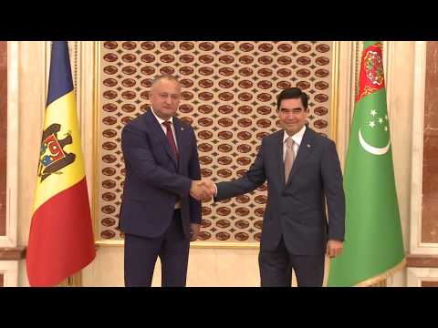 The President of Republic of Moldova, Mr. Igor Dodon met with the President of Turkmenistan, Mr. Gurbanguly Berdimuhamedov