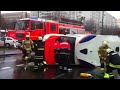 Rettungswagen kollidiert in Berlin-Mitte mit Pkw (1)
