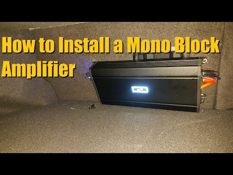 How to Install a Mono Block Amplifier / Sub Amp Installation