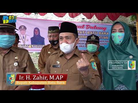 Bupati Batu Bara Ir. H. Zahir, M.AP Serahkan 80 Unit Alat Pres Emping Melinjo Di Desa Lubuk Hulu