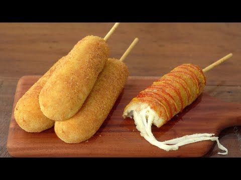 Aprenda a fazer o hot-dog coreano