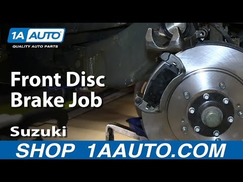 How To Service Do a Front Disc Brake Job 2001-06 Suzuki XL-7