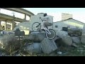 riding on the new trials bike (Zhi Z2)