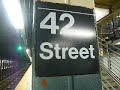 Late night refuse train at Times Square 42nd Street