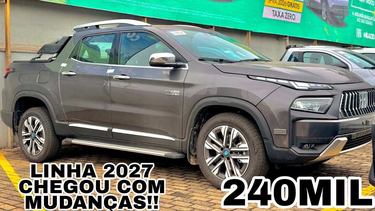 NOVÍSSIMA FIAT TORO RANCH 2.2 TURBO DIESEL 2027 EM DETALHES | CONFIRA O QUE MUDOU!!