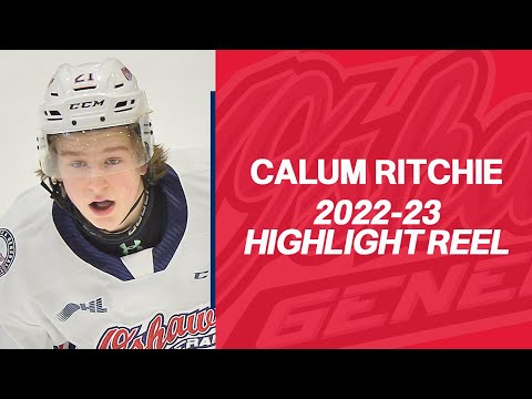 Calum Ritchie (Oshawa Generals) - 2022-23 OHL Highlights