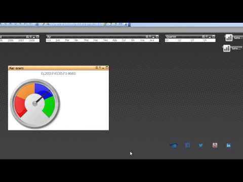 how to create gauge chart in qlikview