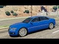Audi A8 v1.4 для GTA 5 видео 1