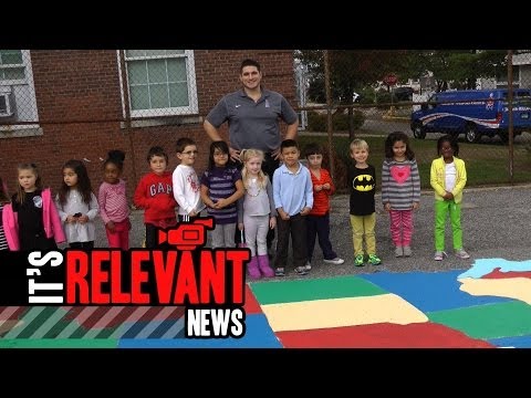 how to paint us map on playground