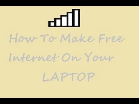 how to get free internet on laptop