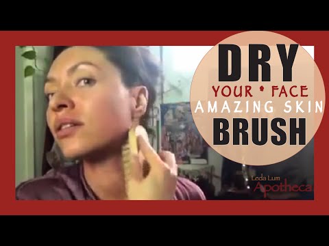 how to dry skin brushing