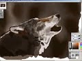 Wolf - Digital Drawing in OpenCanvas Wolf - Digital Drawing in OpenCanvas