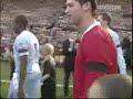 Manchester United fans singing at Old Trafford