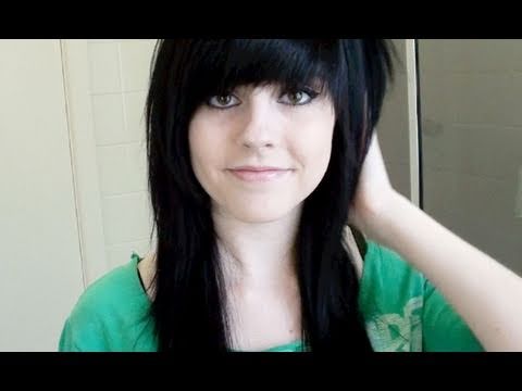 Cutting My Hair & Fringe (Bangs) Emo / Scene Style