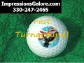 Akron Ohio Logo Golf Balls-Personalized Golf Balls-No Minimum