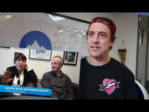 Antarctica Feature, Sam Johnson, Andrew Denton and Jennifer Byrne
