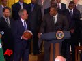 Bush Welcomes Boston Celtics to White House
