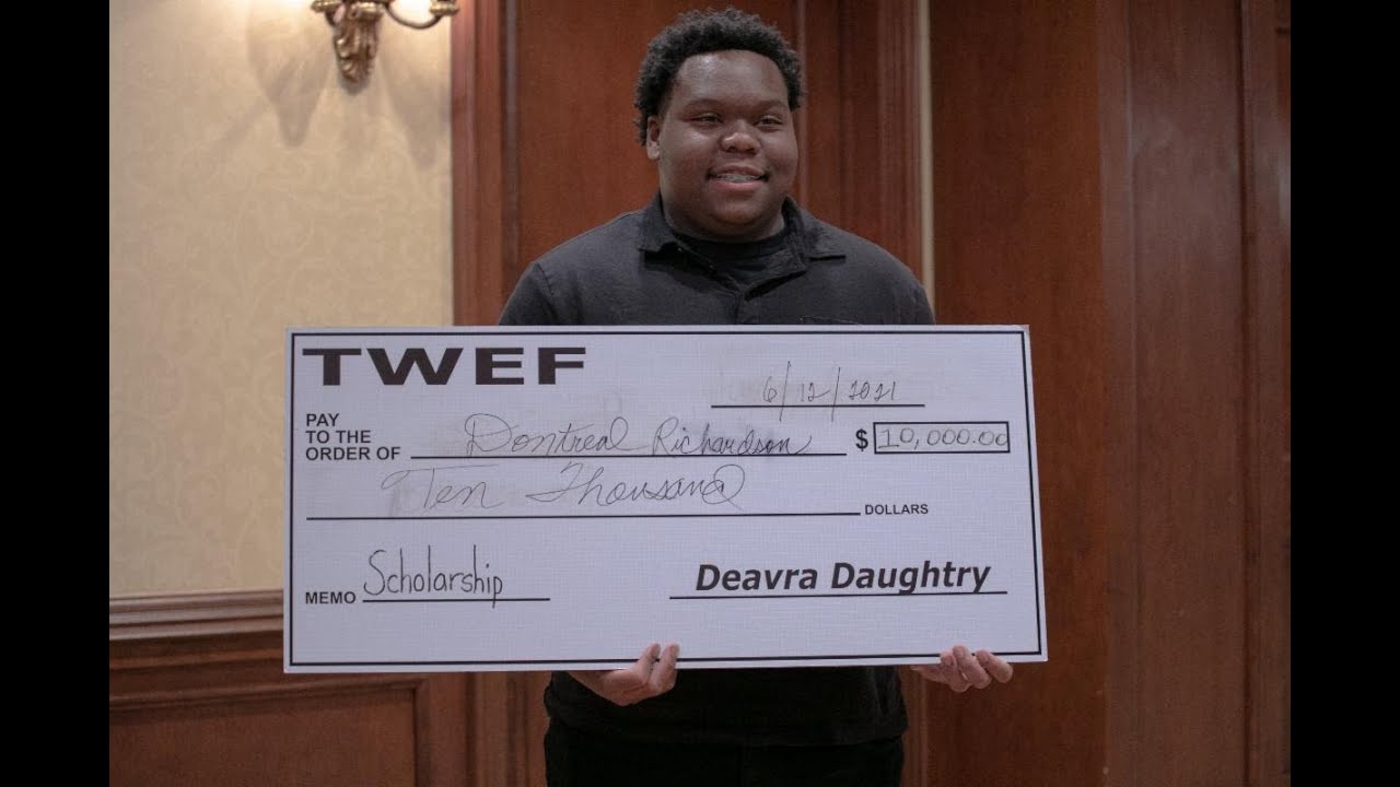 TWEF Scholarship $10,000 Award Recipient, Dontreal Richardson