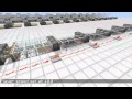 New record : 40 blocks/s with a piston travelling system