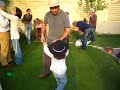 padre e hija bailando