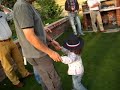 padre e hija bailando
