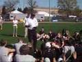 VT Hokies Coach thanks the Team after 4-16-07 Week