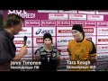 FIN-AUS post game interview with Jenni Timonen and Tara Keogh