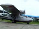 De taxiende PBY Catalina PH-PBY