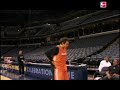 Nash kicks in a basket Nash kicks in a basket