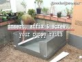 Assembling a  puppy WHELPING BOX, the Dura-Whelp