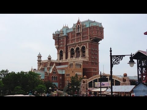 Tower of Terror POV Drop Ride Tokyo DisneySea Japan Disney Resort Shiriki Utundu 1080p HD