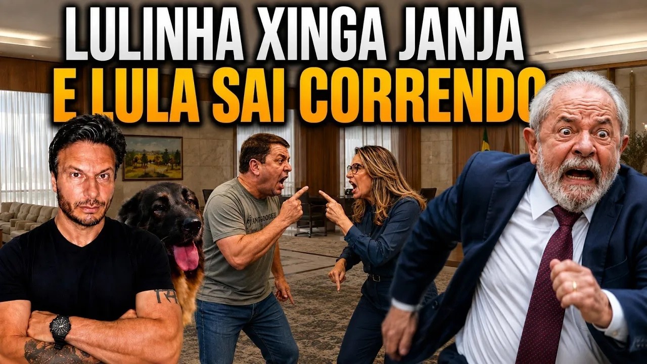 BARRACO EM FAMÍLIA LULINHA XINGA JANJA E LULA FOGE APAVORADO!
