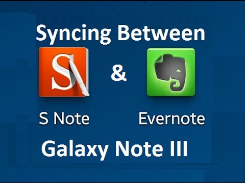 how to sync evernote